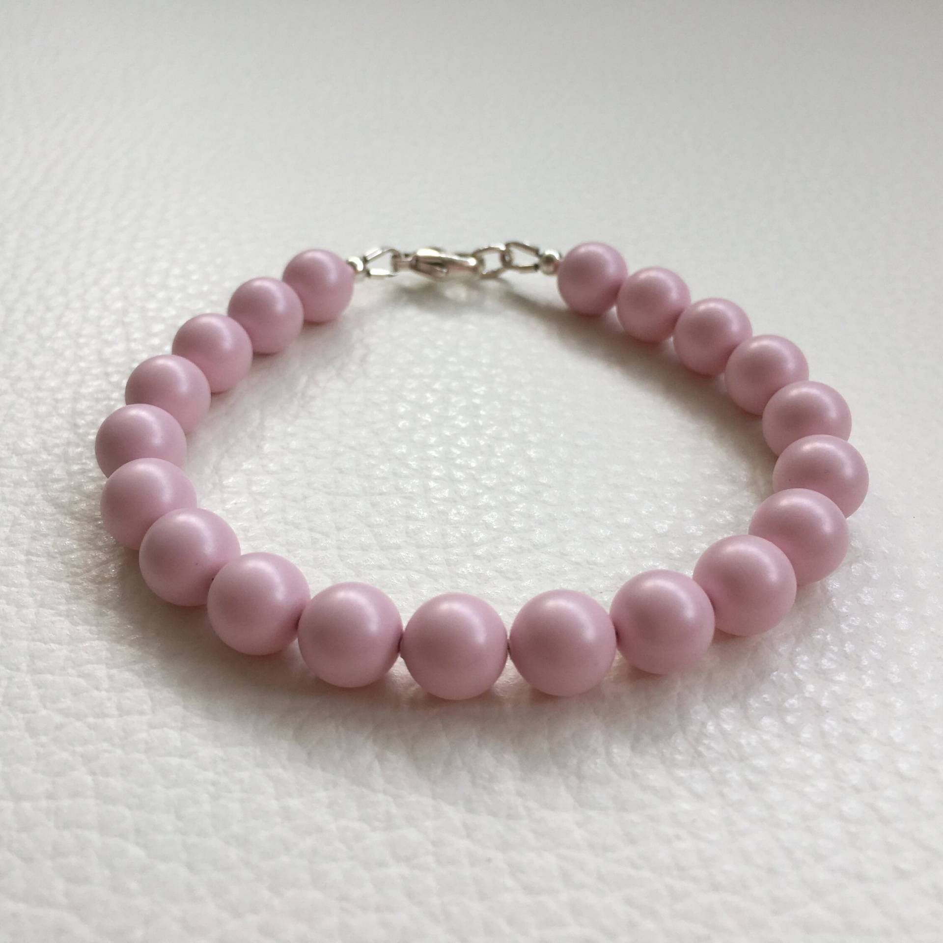 Swarovski Glasperlen Armband, Pastell Rose Schmuck, Geschenk Für Sie, Mädchen, Frühling, Sommer-Schmuck Swarovski Glasperlen Armband, Pastell Rose Schmuck, Geschenk Für Sie, Mädchen, Frühling, Sommer-Schmuck von Evviejewelry