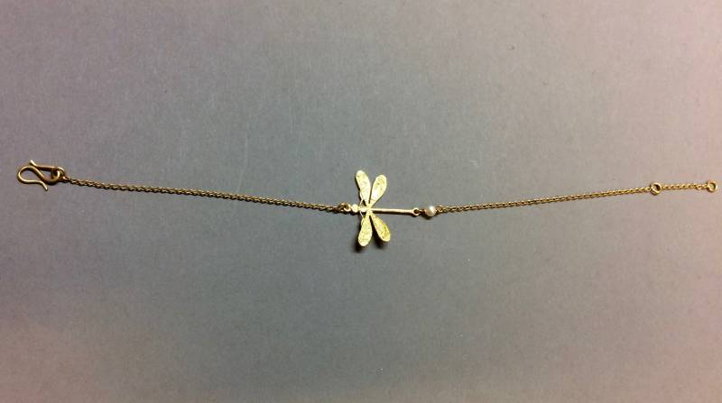Libellenarmband Goldplattiert von EwaDoerenkamp