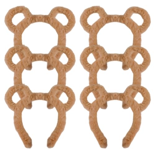 Ewaycom Plüsch-Stirnband mit braunen Bärenohren für Damen, flauschiges Make-up-Haarband, bezaubernd, niedlich, Tierohr-Stil, weiches Gesicht, Wasch-Stirnbänder, Cosplay, Party, Haarreifen, modische Ewaycom Plüsch-Stirnband mit braunen Bärenohren für Damen, flauschiges Make-up-Haarband, bezaubernd, niedlich, Tierohr-Stil, weiches Gesicht, Wasch-Stirnbänder, Cosplay, Party, Haarreifen, modische von Ewaycom