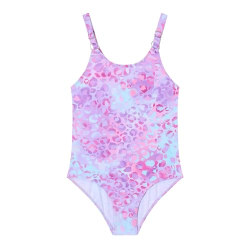 Ewbob Badeanzug für Mädchen Komfort Kinder Einteiliger Bademode Elastische Mädchen Schwimmanzug Quick-Dry Badeanzug-C13-002-Purple-5-6Jahre von Ewbob