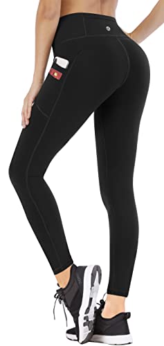 Ewedoos Leggings Damen mit Tasche Sporthose High Waist Sport Leggings Yogahose Damen Blickdicht von Ewedoos