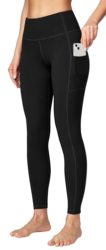 Ewedoos Sport Leggings mit Taschen Damen Sporthose Damen Lang Laufhose Yogahose Sportleggins Blickdicht Weich von Ewedoos