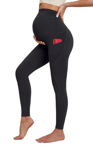Ewedoos Leggings mit Handytasche Sporthose Damen High Waist Sport Leggings Yogahose Damen Blickdicht Laufhose von Ewedoos