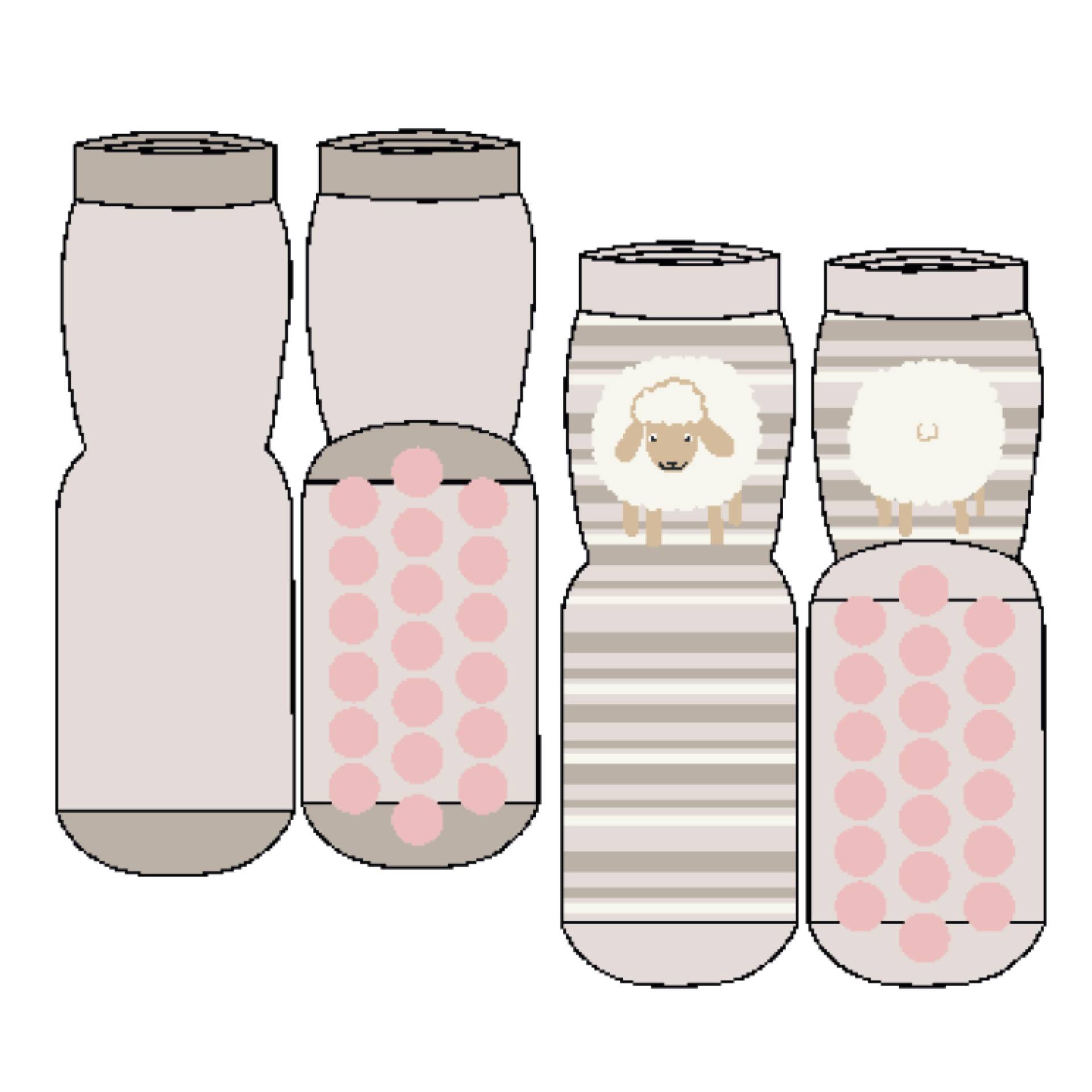 Ewers Strümpfe GmbH - Stoppersocken mehrfarbig - Gr. - 28.5 von Ewers Strümpfe GmbH