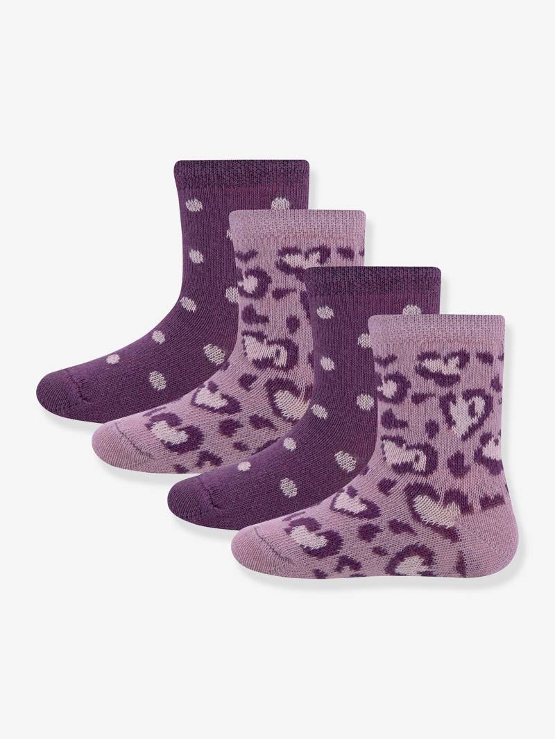 4er-Pack Socken Leo/Punkte Ewers Mädchen von Ewers