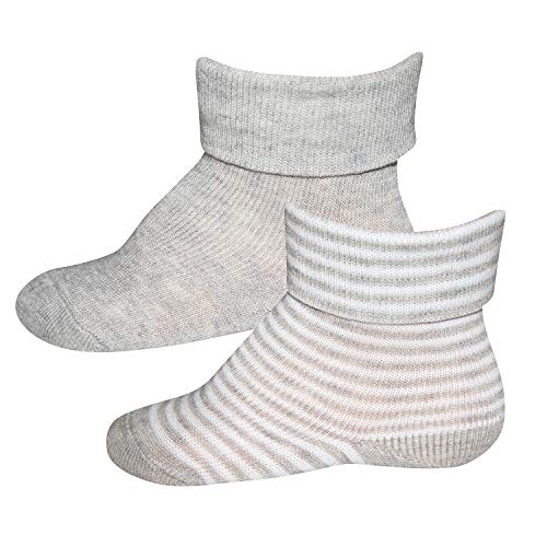 EWERS 2er Pack GOTS ORGANIC Kindersocken Jungen Mädchen, MADE IN EUROPE, Jungensocken Mädchensocken Bio-Baumwolle von EWERS