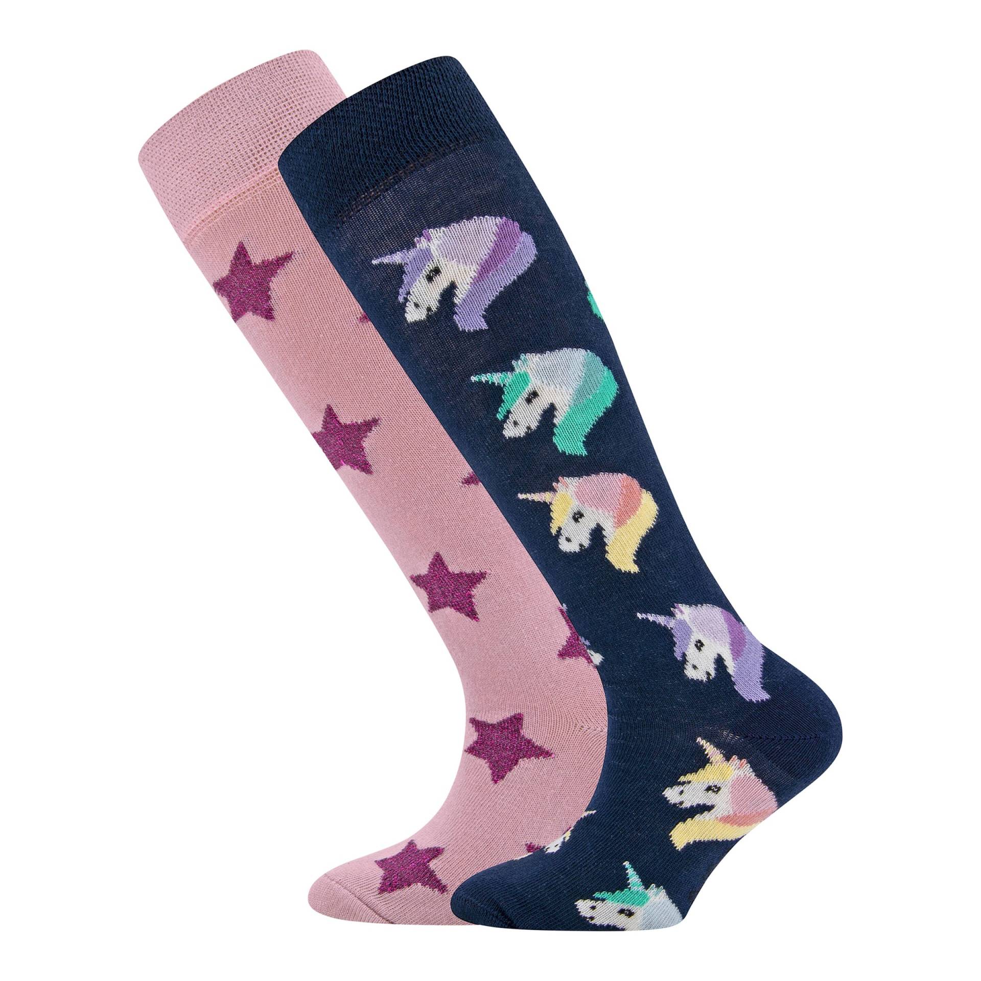 Ewers 2er-Pack Kniestrümpfe Einhorn Sterne Ewers 2er-Pack Kniestrümpfe Einhorn Sterne von Ewers