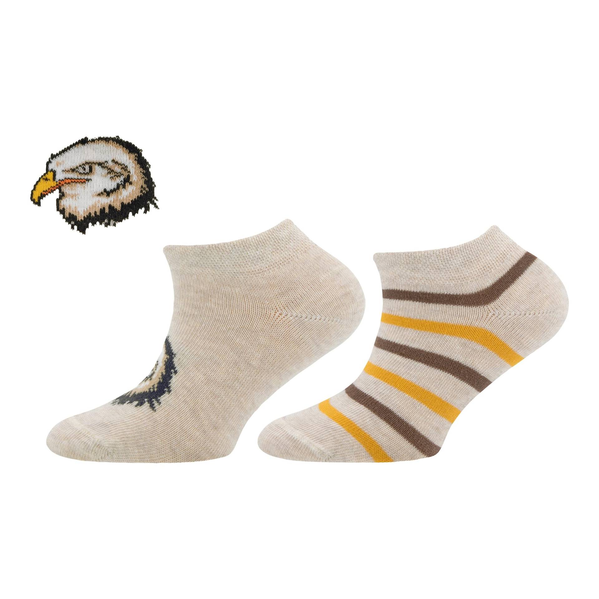 Ewers 2er-Pack Sneakersocken Adler Ringel von Ewers