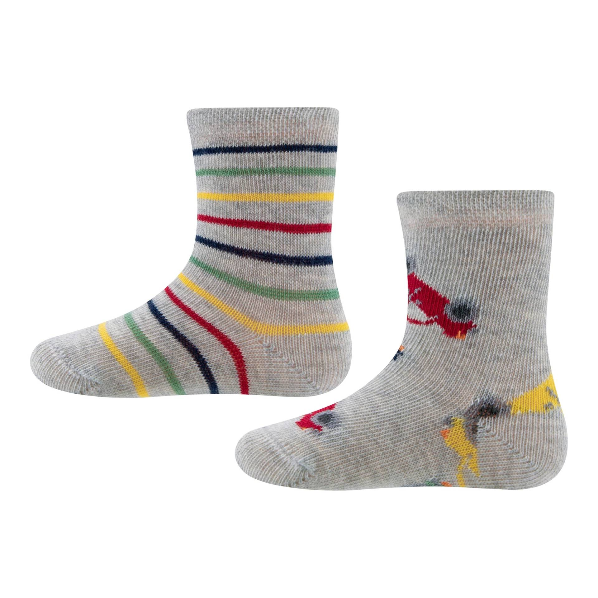 Ewers 2er-Pack Socken Autos Ringel von Ewers