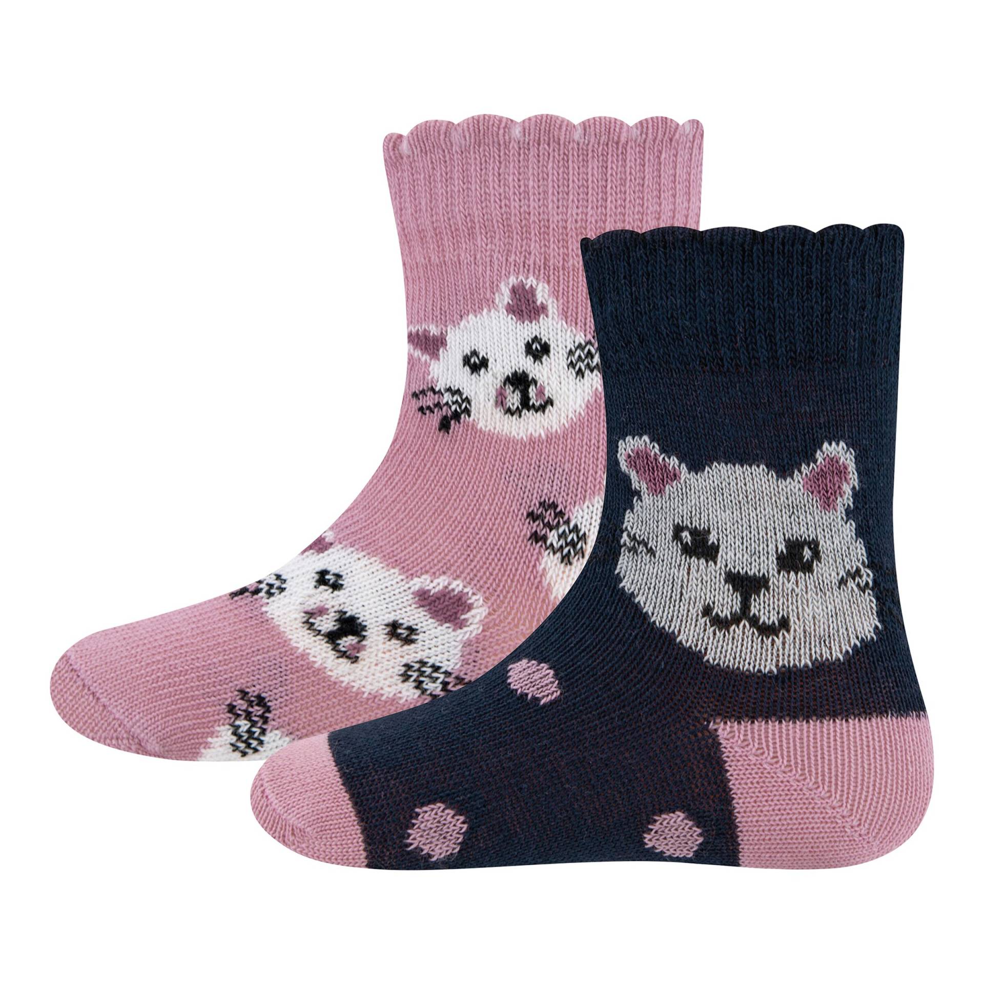 Ewers 2er-Pack Socken Katze von Ewers