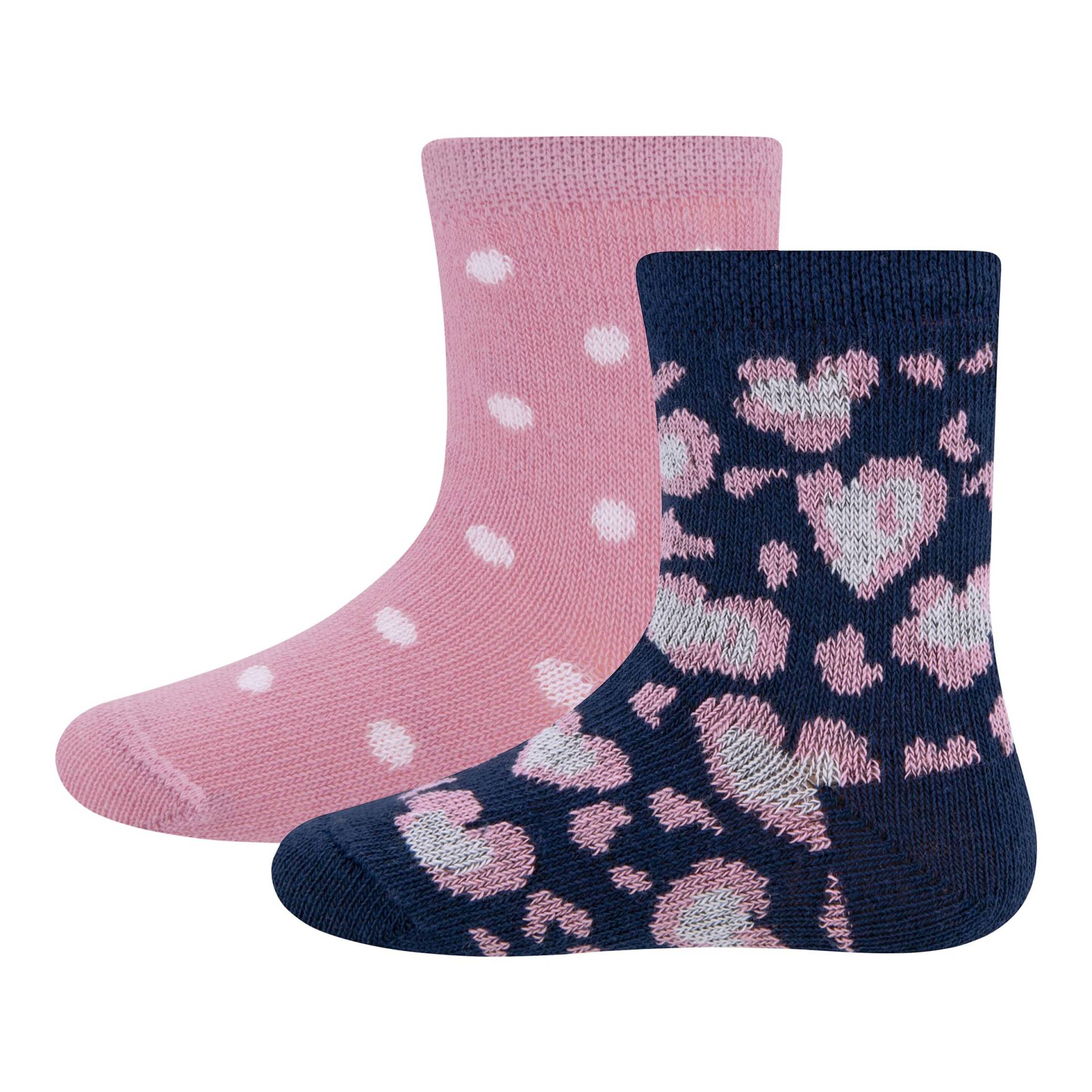Ewers 2er-Pack Socken Leoprint-Herzen Ewers 2er-Pack Socken Leoprint-Herzen von Ewers