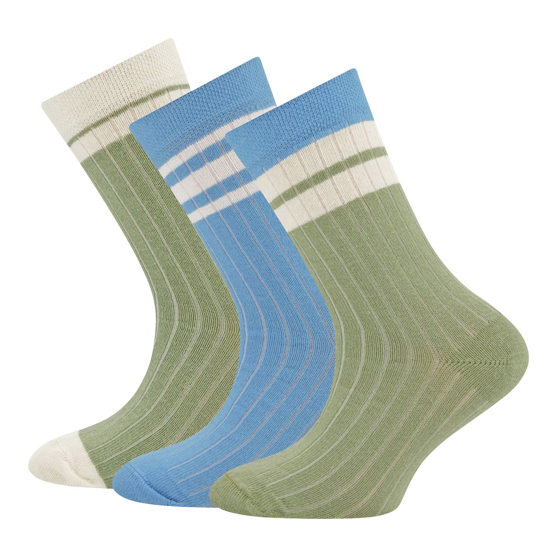 Ewers 3er-Pack Socken Rippqualität von Ewers