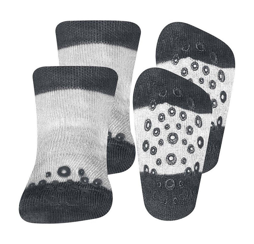 Ewers ABS-Socken Krabbelsocken Uni (2-Paar) Ewers ABS-Socken Krabbelsocken Uni (2-Paar) von Ewers