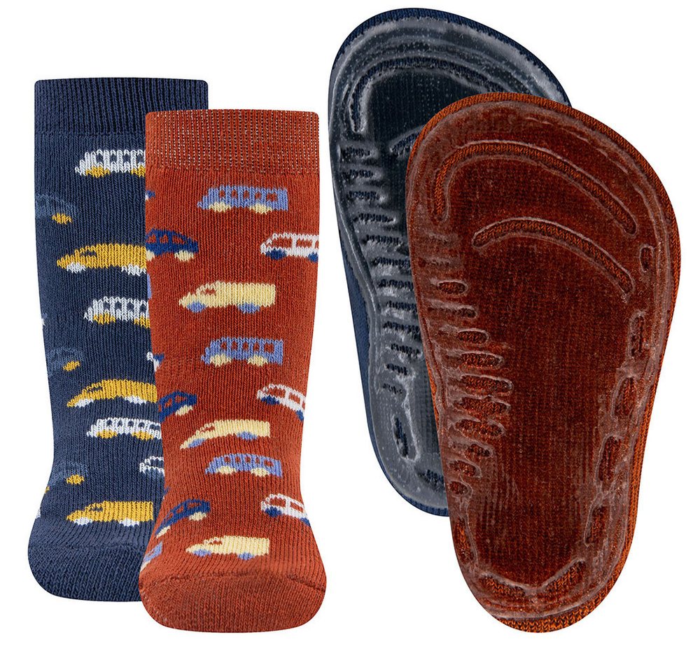 Ewers ABS-Socken Stoppersocken 2er Pack Autos (2-Paar) von Ewers