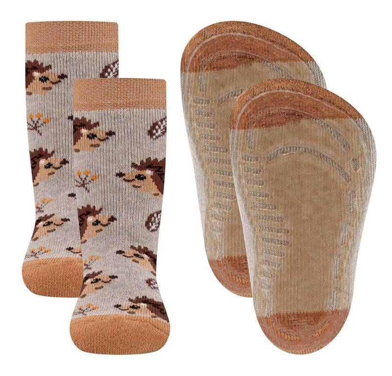 Ewers ABS-Socken Stoppersocken 2er Pack Igel von Ewers