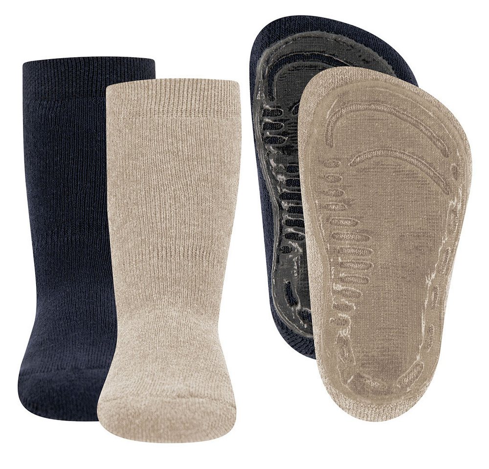 Ewers ABS-Socken Stoppersocken 2er Pack Uni (2-Paar) von Ewers