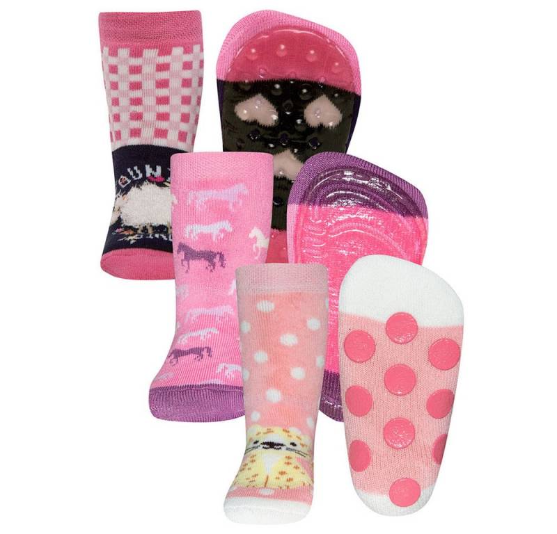 Ewers ABS-Socken Stoppersocken 3er Pack Mädchen Sonderposten (3-Paar) von Ewers