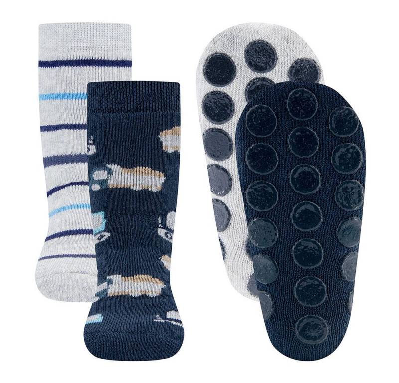 Ewers ABS-Socken Stoppersocken ABS 2er Pack Baustellenfahrzeuge (2-Paar) von Ewers