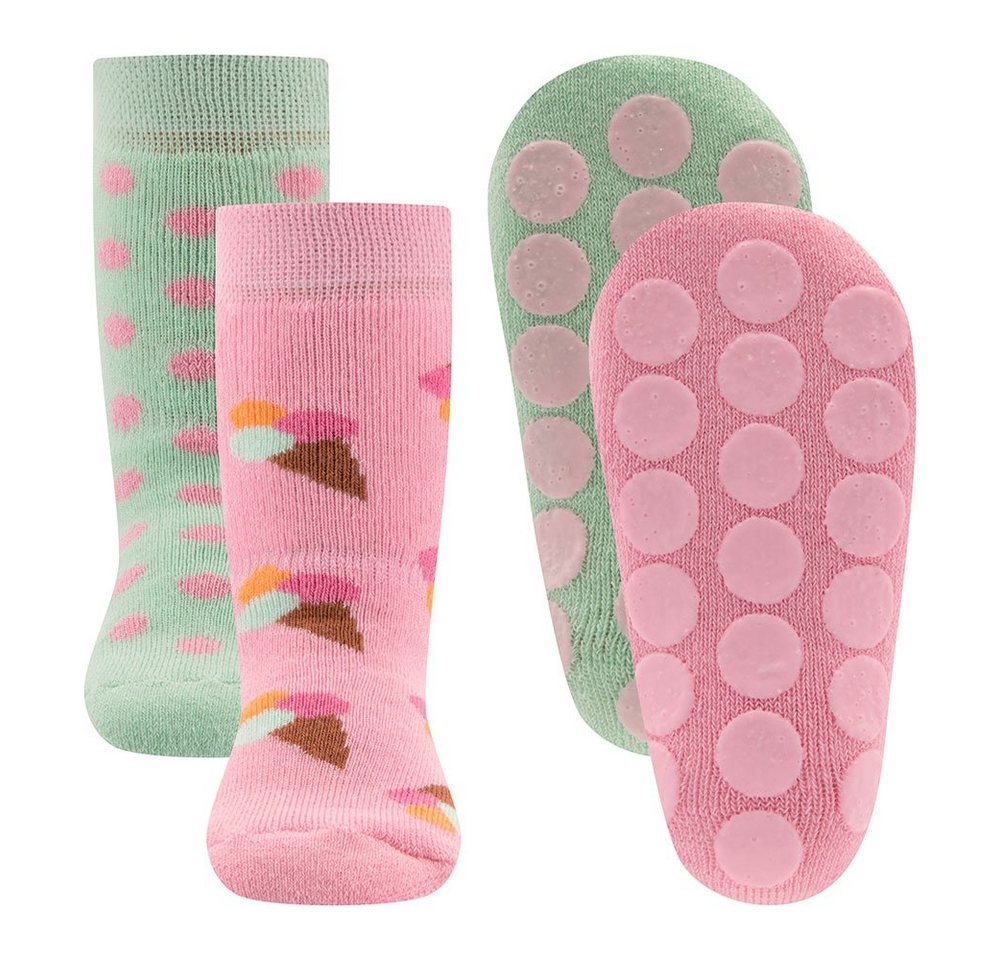 Ewers ABS-Socken Stoppersocken ABS 2er Pack Eis/Punkte (2-Paar) Ewers ABS-Socken Stoppersocken ABS 2er Pack Eis/Punkte (2-Paar) von Ewers