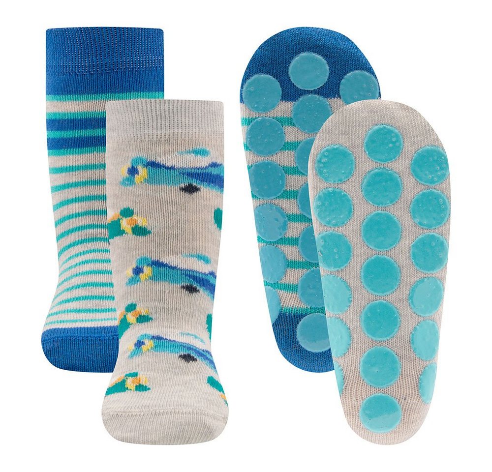 Ewers ABS-Socken Stoppersocken ABS 2er Pack Flugzeuge (2-Paar) Ewers ABS-Socken Stoppersocken ABS 2er Pack Flugzeuge (2-Paar) von Ewers