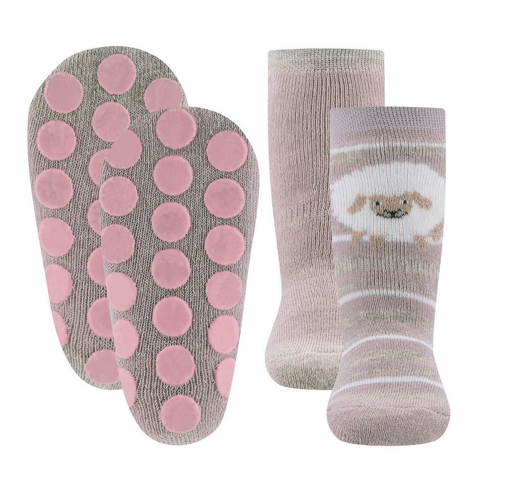 Ewers ABS-Socken Stoppersocken ABS 2er Pack Schäfchen (2-Paar) von Ewers