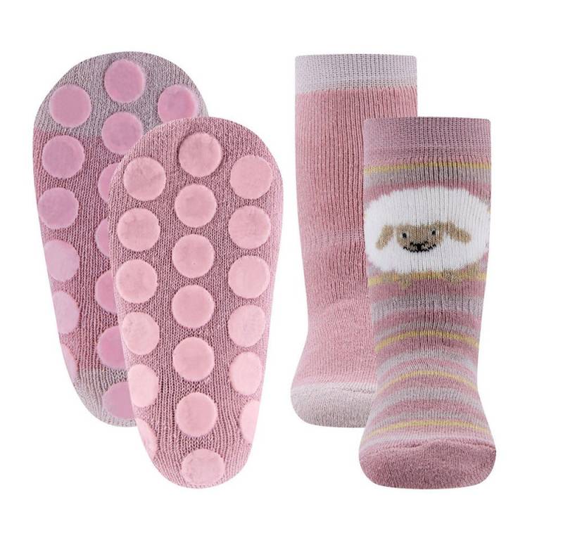 Ewers ABS-Socken Stoppersocken ABS 2er Pack Schäfchen (2-Paar) von Ewers