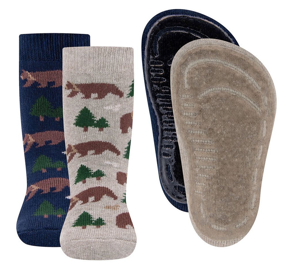 Ewers ABS-Socken Stoppersocken Bären 2er Pack (2-Paar) von Ewers