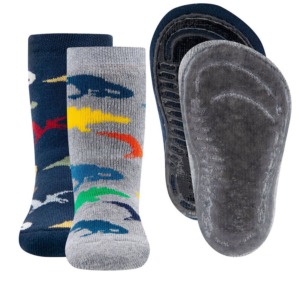 Ewers ABS-Socken Stoppersocken Dinos 2er Pack (2-Paar) von Ewers