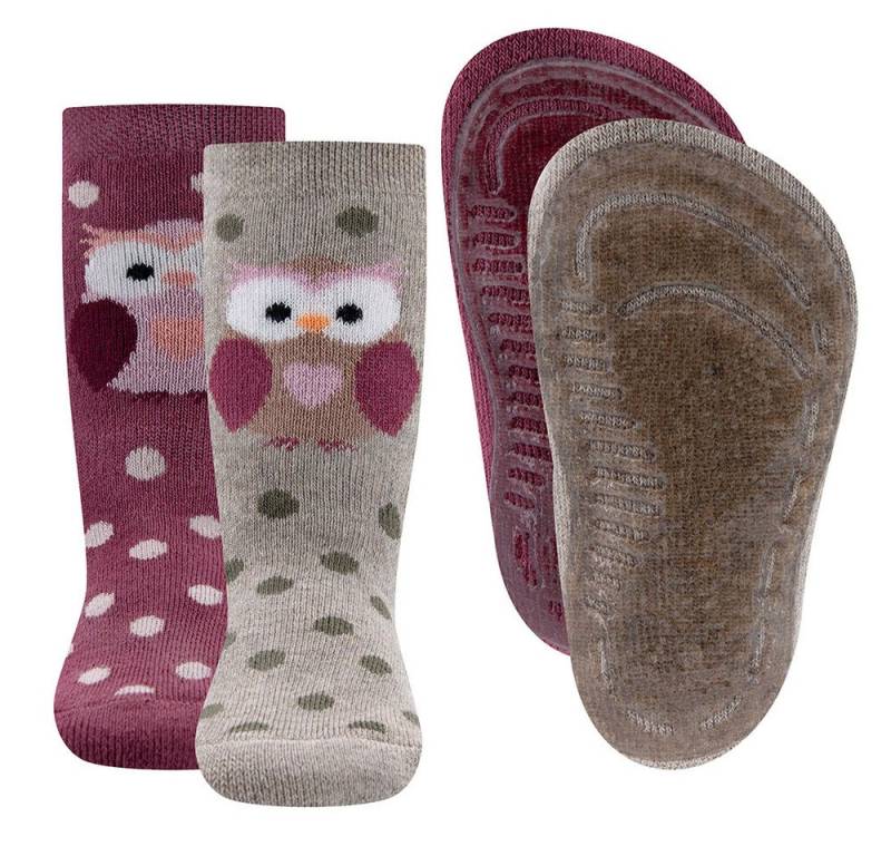 Ewers ABS-Socken Stoppersocken Eule 2er Pack (2-Paar) von Ewers