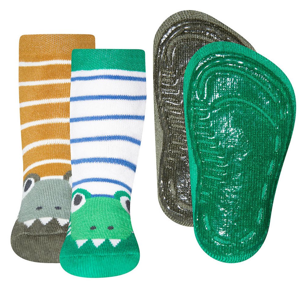 Ewers ABS-Socken Stoppersocken Krokodil 2er Pack (2-Paar) von Ewers