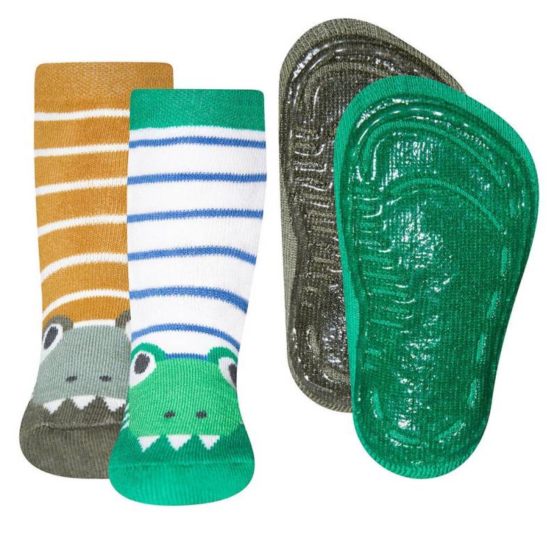 Ewers ABS-Socken Stoppersocken Krokodil 2er Pack (2-Paar) von Ewers
