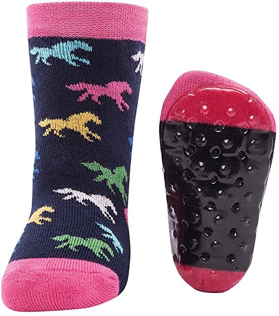 Ewers Anti Rutsch Socke ABS Stoppersocken Mädchen Pferd von Ewers