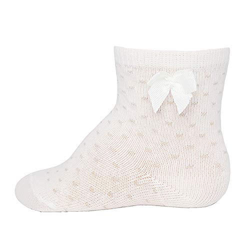 EWERS Baby- und Kindersocken für Mädchen mit Schleife, Made in Europe, Baumwolle von EWERS