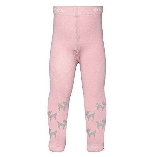 EWERS Baby- und Kinderstrumpfhose für Mädchen Pomotiv Reh Glitzer, Made in Europe, Strumpfhose Baumwolle von EWERS