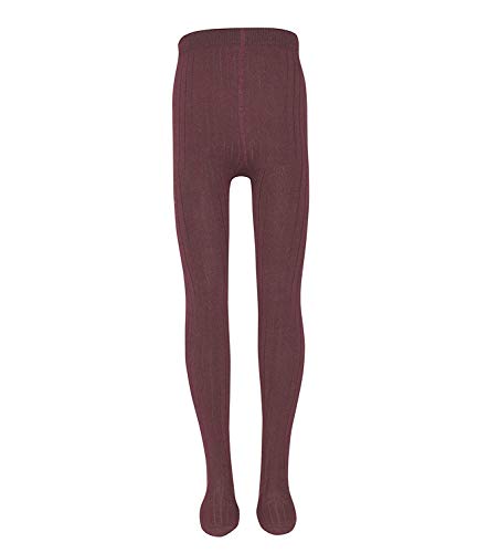 EWERS Baby- und Kinderstrumpfhose für Mädchen Rippe Rippstruktur, MADE IN EUROPE, Strumpfhose Baumwolle Uni Basic von EWERS