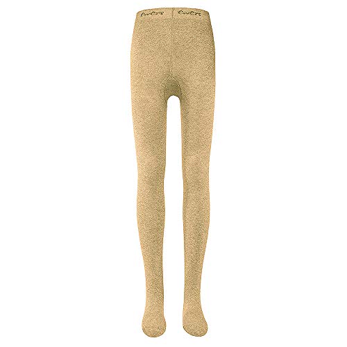EWERS Baby- und Kinderstrumpfhose für Mädchen mit Glitzer, Made in Europe, Strumpfhose Baumwolle Uni Basic von EWERS