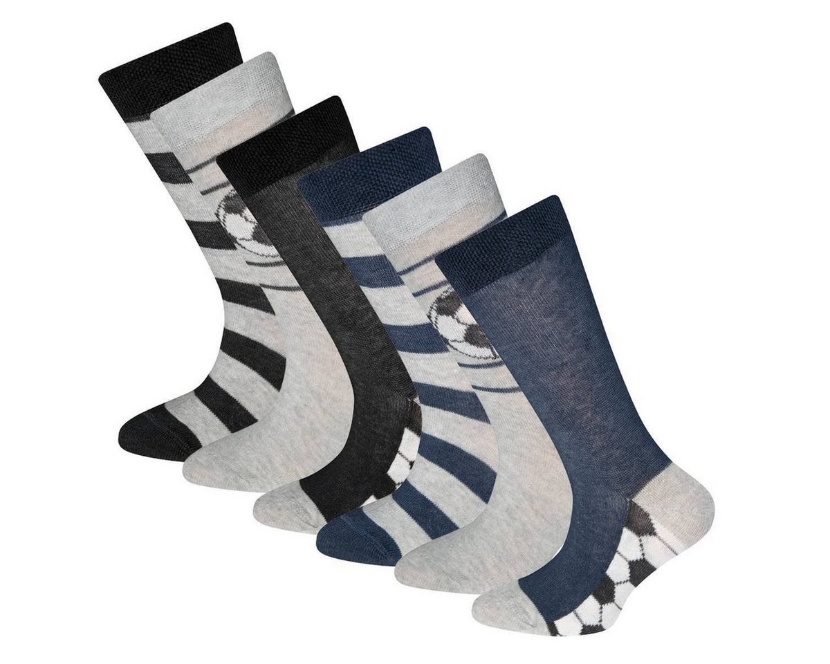 Ewers Freizeitsocken Jungen Socken, 6er Pack - Socken, Fußball von Ewers