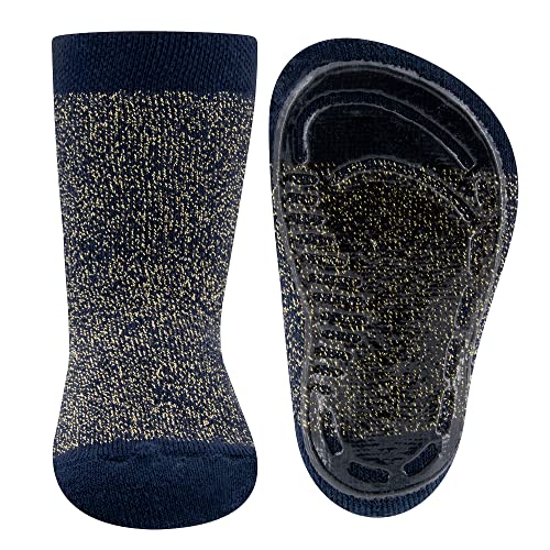 EWERS Glitzer Stoppersocken SoftStep, Antirutschsohle für Mädchen, Kindersocken, Anti-Rutsch, ABS von EWERS