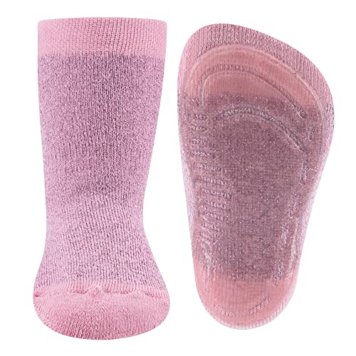 EWERS Glitzer Stoppersocken SoftStep, Antirutschsohle für Mädchen, Kindersocken, Anti-Rutsch, ABS von EWERS