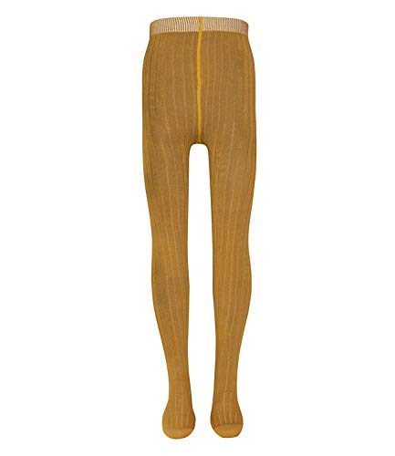 EWERS Baby- und Kinderstrumpfhose für Mädchen Rippe Rippstruktur, MADE IN EUROPE, Strumpfhose Baumwolle Uni Basic 110-116 von EWERS