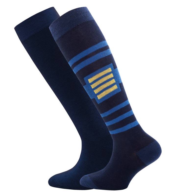 Ewers Kniestrümpfe 2 Pack Junge navy und tinte von Ewers