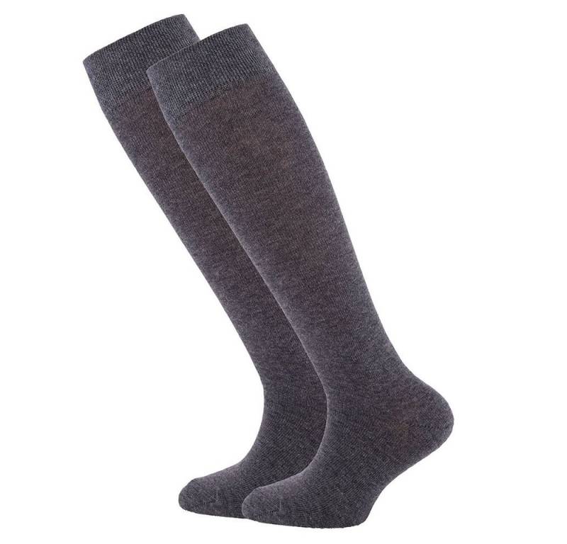 Ewers Kniestrümpfe Kniestrümpfe 2er Pack Uni (2-Paar) von Ewers