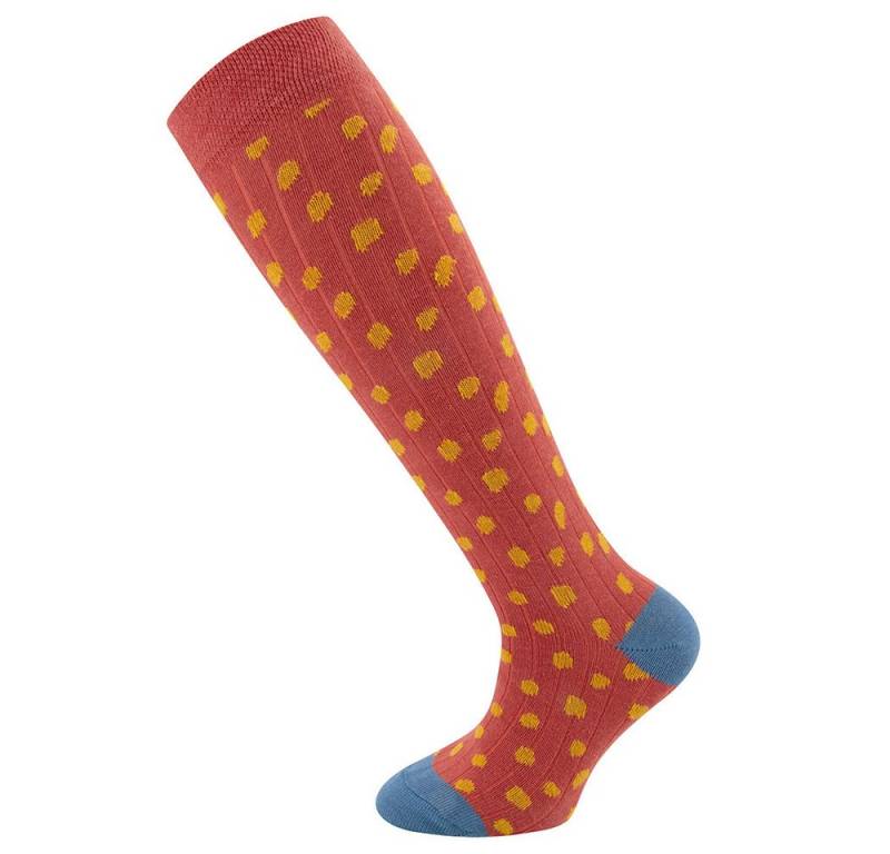 Ewers Kniestrümpfe Kniestrümpfe Rippe mit Punkten (1-Paar) von Ewers