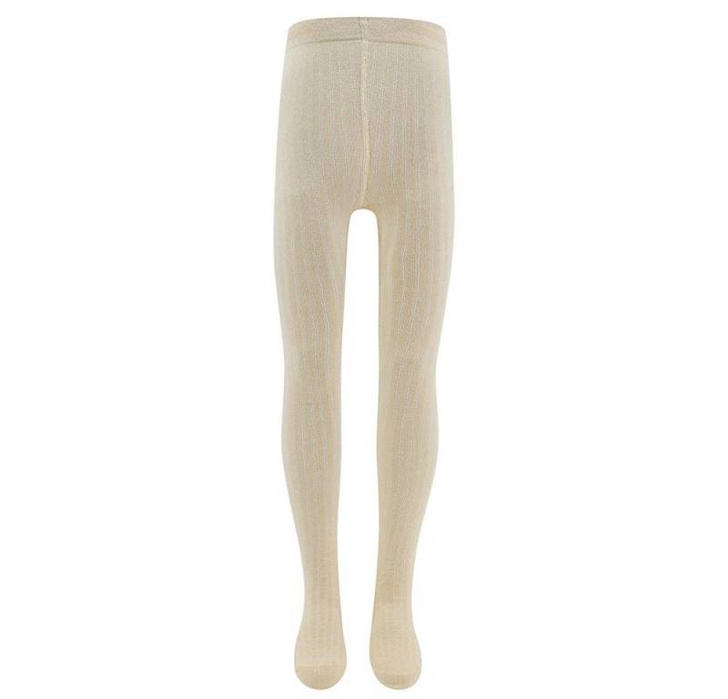 Ewers Strumpfhose Strumpfhose Glitzer/Rippe 51% Baumwolle, 31% Polyamid, 3% Elasthan, 15% Metallfaser von Ewers