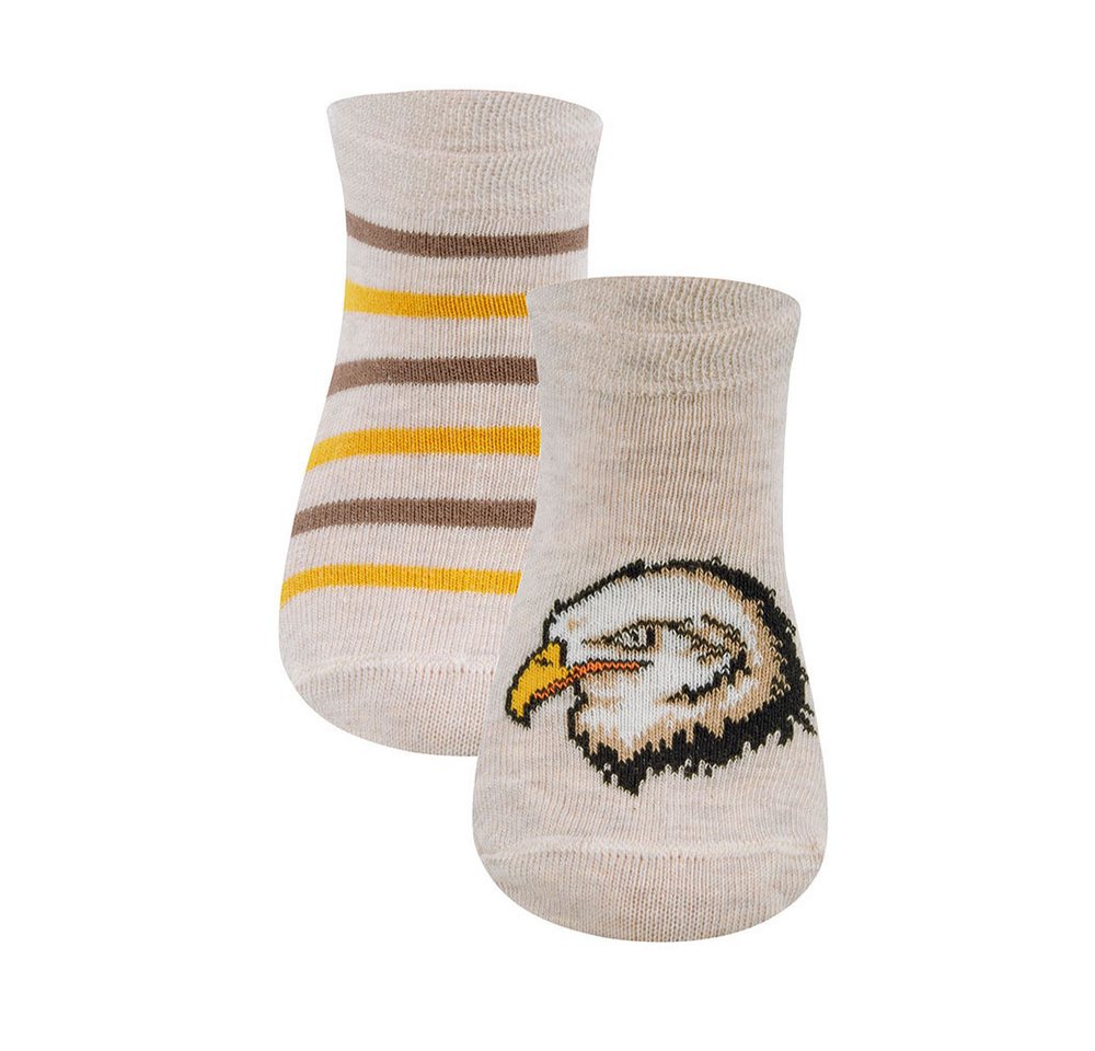 Ewers Sneakersocken Sneaker Socken 2er Pack Adler/Ringel (2-Paar) von Ewers