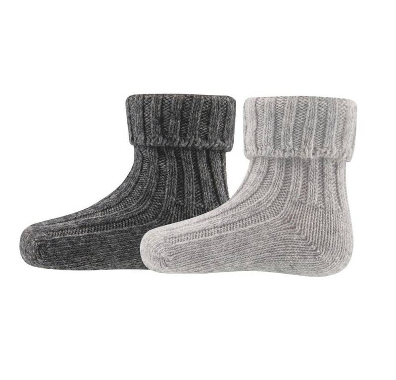 Ewers Socken Socken 2er Pack GOTS Wolle (2-Paar) von Ewers