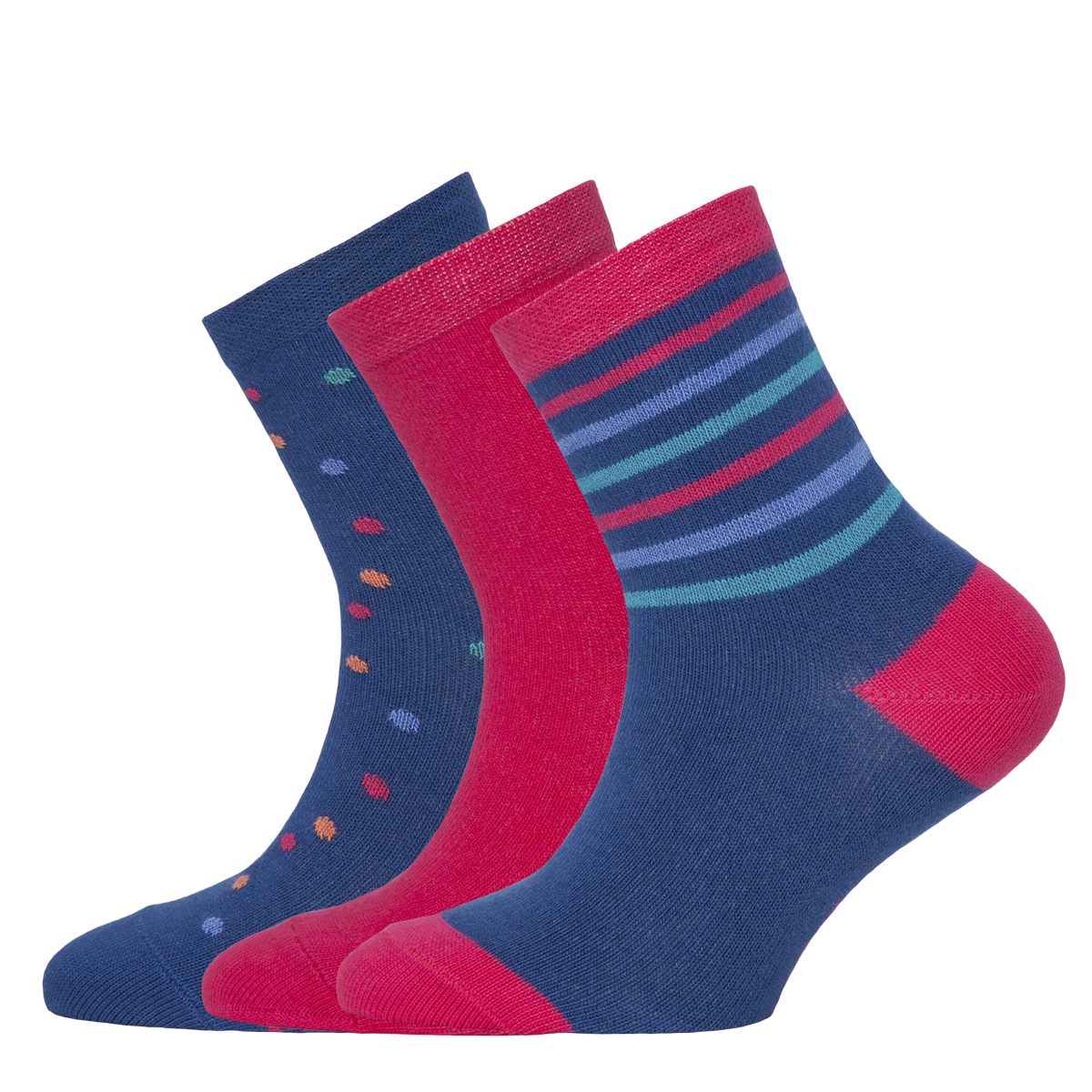 Ewers Socken 3Pack Mädchen blau und pink von Ewers