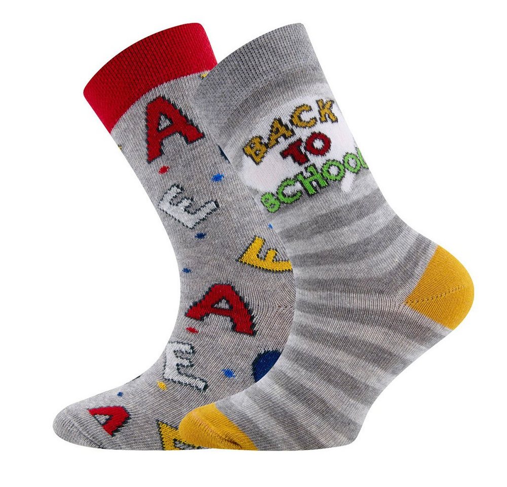Ewers Socken Socken 2er Pack Back to School/Buchstaben (2-Paar) von Ewers