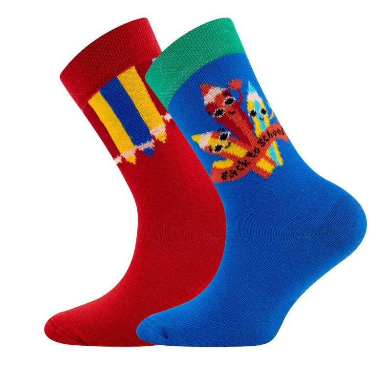 Ewers Socken Socken 2er Pack Back to School/Stifte (2-Paar) von Ewers