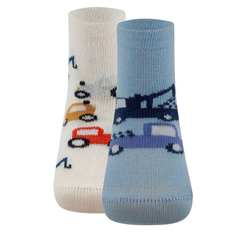 Ewers Socken Socken 2er Pack Baustellenfahrzeuge (2-Paar) von Ewers